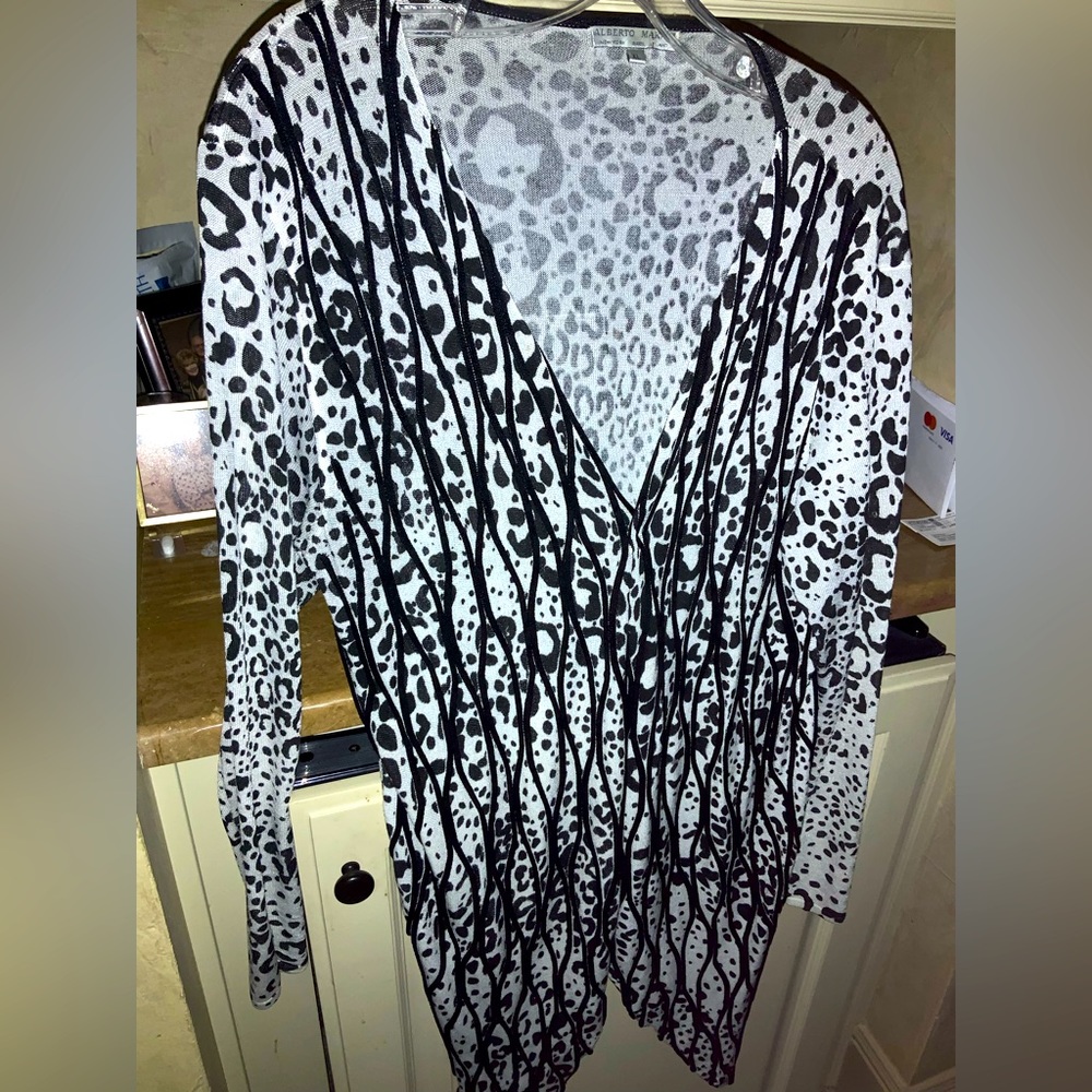 Alberto Makili XL Black & White Jacket or Sweater